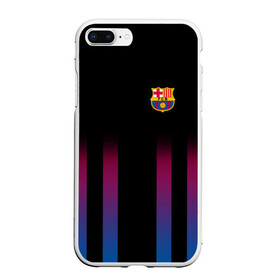 Чехол для iPhone 7Plus/8 Plus матовый с принтом FC Barcelona Color Line , Силикон | Область печати: задняя сторона чехла, без боковых панелей | fc barcelona | fcb | барселона | спорт | спортивные | фк | футбол