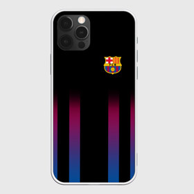 Чехол для iPhone 12 Pro Max с принтом FC Barcelona Color Line , Силикон |  | fc barcelona | fcb | барселона | спорт | спортивные | фк | футбол