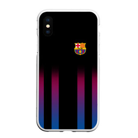 Чехол для iPhone XS Max матовый с принтом FC Barcelona Color Line , Силикон | Область печати: задняя сторона чехла, без боковых панелей | fc barcelona | fcb | барселона | спорт | спортивные | фк | футбол
