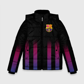 Зимняя куртка для мальчиков 3D с принтом FC Barcelona Color Line , ткань верха — 100% полиэстер; подклад — 100% полиэстер, утеплитель — 100% полиэстер | длина ниже бедра, удлиненная спинка, воротник стойка и отстегивающийся капюшон. Есть боковые карманы с листочкой на кнопках, утяжки по низу изделия и внутренний карман на молнии. 

Предусмотрены светоотражающий принт на спинке, радужный светоотражающий элемент на пуллере молнии и на резинке для утяжки | fc barcelona | fcb | барселона | спорт | спортивные | фк | футбол