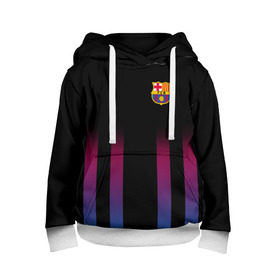 Детская толстовка 3D с принтом FC Barcelona Color Line , 100% полиэстер | двухслойный капюшон со шнурком для регулировки, мягкие манжеты на рукавах и по низу толстовки, спереди карман-кенгуру с мягким внутренним слоем | fc barcelona | fcb | барселона | спорт | спортивные | фк | футбол