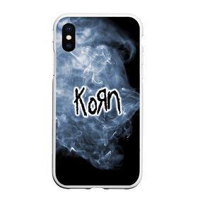 Чехол для iPhone XS Max матовый с принтом Korn , Силикон | Область печати: задняя сторона чехла, без боковых панелей | korn | koяn | альтернативный | арвизу | гранж | грув | группа | дым | дэвис | корн | коян | лузье | манки | метал | музыка | нюметал | панк | песни | рок | уэлч | филди | филипп | хэд | шаффер