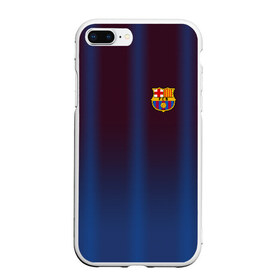 Чехол для iPhone 7Plus/8 Plus матовый с принтом FC Barcelona Gradient , Силикон | Область печати: задняя сторона чехла, без боковых панелей | fc | fc barcelona | fcb | барселона | спорт | спортивные | фк | футбол