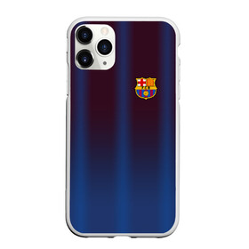 Чехол для iPhone 11 Pro Max матовый с принтом FC Barcelona Gradient , Силикон |  | fc | fc barcelona | fcb | барселона | спорт | спортивные | фк | футбол