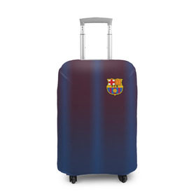 Чехол для чемодана 3D с принтом FC Barcelona Gradient , 86% полиэфир, 14% спандекс | двустороннее нанесение принта, прорези для ручек и колес | fc | fc barcelona | fcb | барселона | спорт | спортивные | фк | футбол