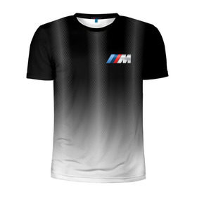 Мужская футболка 3D спортивная с принтом BMW 2018 Black Gradient , 100% полиэстер с улучшенными характеристиками | приталенный силуэт, круглая горловина, широкие плечи, сужается к линии бедра | bmw | автомобильные | бмв | машины