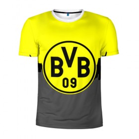 Мужская футболка 3D спортивная с принтом FC Borussia 2018 Paints , 100% полиэстер с улучшенными характеристиками | приталенный силуэт, круглая горловина, широкие плечи, сужается к линии бедра | borussia dortmund | fc | боруссия | спорт | спортивные | фк | футбол