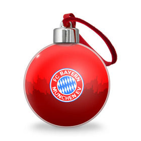 Ёлочный шар с принтом FC Bayern 2018 Paints , Пластик | Диаметр: 77 мм | Тематика изображения на принте: bayern | fc | бавария | спорт | спортивные | фк | футбол