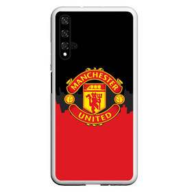 Чехол для Honor 20 с принтом Manchester United 2018 Paints , Силикон | Область печати: задняя сторона чехла, без боковых панелей | Тематика изображения на принте: fc | manchester united | манчестер юнайтед | спорт | спортивные | фк | футбол