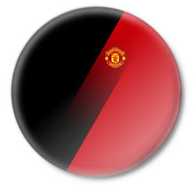 Значок с принтом Manchester United Элита ,  металл | круглая форма, металлическая застежка в виде булавки | fc | manchester united | манчестер юнайтед | спортивные | футбол