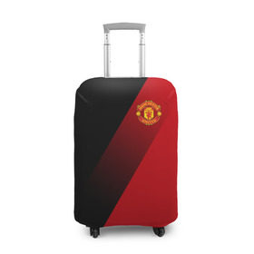 Чехол для чемодана 3D с принтом Manchester United Элита , 86% полиэфир, 14% спандекс | двустороннее нанесение принта, прорези для ручек и колес | fc | manchester united | манчестер юнайтед | спортивные | футбол