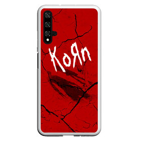 Чехол для Honor 20 с принтом Korn , Силикон | Область печати: задняя сторона чехла, без боковых панелей | Тематика изображения на принте: korn | koяn | альтернативный | арвизу | гранж | грув | группа | дэвис | корн | коян | лузье | манки | метал | музыка | нюметал | панк | песни | рок | уэлч | филди | филипп | хэд | шаффер