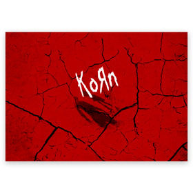 Поздравительная открытка с принтом Korn , 100% бумага | плотность бумаги 280 г/м2, матовая, на обратной стороне линовка и место для марки
 | korn | koяn | альтернативный | арвизу | гранж | грув | группа | дэвис | корн | коян | лузье | манки | метал | музыка | нюметал | панк | песни | рок | уэлч | филди | филипп | хэд | шаффер