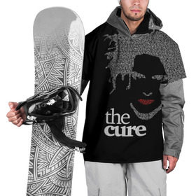 Накидка на куртку 3D с принтом The Cure , 100% полиэстер |  | robert smith | rock band | the cure | uk | британия | роберт смит | рок группа