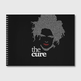 Альбом для рисования с принтом The Cure , 100% бумага
 | матовая бумага, плотность 200 мг. | Тематика изображения на принте: robert smith | rock band | the cure | uk | британия | роберт смит | рок группа