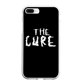 Чехол для iPhone 7Plus/8 Plus матовый с принтом The Cure , Силикон | Область печати: задняя сторона чехла, без боковых панелей | robert smith | rock band | the cure | uk | британия | роберт смит | рок группа