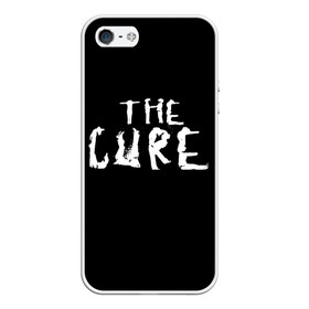 Чехол для iPhone 5/5S матовый с принтом The Cure , Силикон | Область печати: задняя сторона чехла, без боковых панелей | Тематика изображения на принте: robert smith | rock band | the cure | uk | британия | роберт смит | рок группа