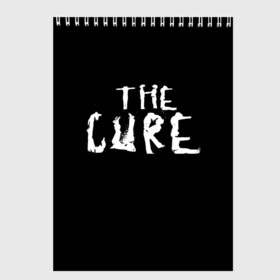 Скетчбук с принтом The Cure , 100% бумага
 | 48 листов, плотность листов — 100 г/м2, плотность картонной обложки — 250 г/м2. Листы скреплены сверху удобной пружинной спиралью | robert smith | rock band | the cure | uk | британия | роберт смит | рок группа
