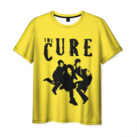 Мужская футболка 3D с принтом The Cure , 100% полиэфир | прямой крой, круглый вырез горловины, длина до линии бедер | robert smith | rock band | the cure | uk | британия | роберт смит | рок группа