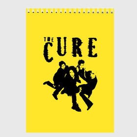 Скетчбук с принтом The Cure , 100% бумага
 | 48 листов, плотность листов — 100 г/м2, плотность картонной обложки — 250 г/м2. Листы скреплены сверху удобной пружинной спиралью | robert smith | rock band | the cure | uk | британия | роберт смит | рок группа