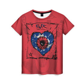 Женская футболка 3D с принтом The Cure , 100% полиэфир ( синтетическое хлопкоподобное полотно) | прямой крой, круглый вырез горловины, длина до линии бедер | robert smith | rock band | the cure | uk | британия | роберт смит | рок группа