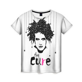 Женская футболка 3D с принтом The Cure , 100% полиэфир ( синтетическое хлопкоподобное полотно) | прямой крой, круглый вырез горловины, длина до линии бедер | Тематика изображения на принте: robert smith | rock band | the cure | uk | британия | роберт смит | рок группа