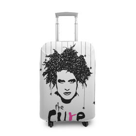 Чехол для чемодана 3D с принтом The Cure , 86% полиэфир, 14% спандекс | двустороннее нанесение принта, прорези для ручек и колес | robert smith | rock band | the cure | uk | британия | роберт смит | рок группа