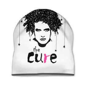 Шапка 3D с принтом The Cure , 100% полиэстер | универсальный размер, печать по всей поверхности изделия | robert smith | rock band | the cure | uk | британия | роберт смит | рок группа