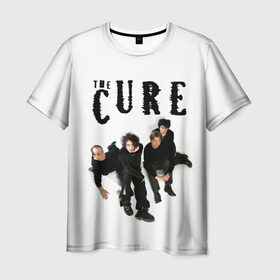 Мужская футболка 3D с принтом The Cure , 100% полиэфир | прямой крой, круглый вырез горловины, длина до линии бедер | 