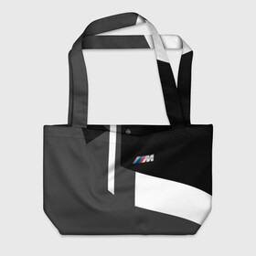 Пляжная сумка 3D с принтом BMW Sport Design , 100% полиэстер | застегивается на металлическую кнопку; внутренний карман застегивается на молнию. Стенки укреплены специальным мягким материалом, чтобы защитить содержимое от несильных ударов
 | bmw | автомобильные | бмв | машины