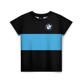 Детская футболка 3D с принтом BMW 2018 Blue Line , 100% гипоаллергенный полиэфир | прямой крой, круглый вырез горловины, длина до линии бедер, чуть спущенное плечо, ткань немного тянется | Тематика изображения на принте: bmw | автомобильные | бмв | машины