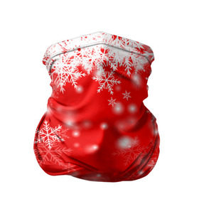 Бандана-труба 3D с принтом Новогоднее чудо 1 , 100% полиэстер, ткань с особыми свойствами — Activecool | плотность 150‒180 г/м2; хорошо тянется, но сохраняет форму | Тематика изображения на принте: новый год | снег | снежинки