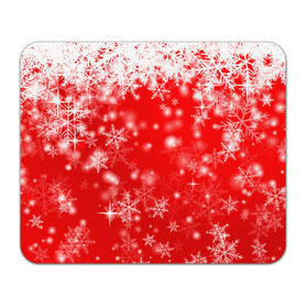 Коврик прямоугольный с принтом Новогоднее чудо 1 , натуральный каучук | размер 230 х 185 мм; запечатка лицевой стороны | Тематика изображения на принте: новый год | снег | снежинки