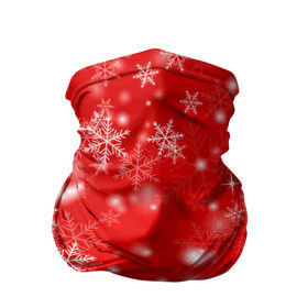 Бандана-труба 3D с принтом Новогоднее чудо 2 , 100% полиэстер, ткань с особыми свойствами — Activecool | плотность 150‒180 г/м2; хорошо тянется, но сохраняет форму | новый год | снег | снежинки