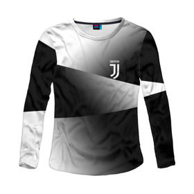 Женский лонгслив 3D с принтом Juventus 2018 Original #9 , 100% полиэстер | длинные рукава, круглый вырез горловины, полуприлегающий силуэт | Тематика изображения на принте: fc | juventus | спорт | спортивные | футбол | футбольный клуб | ювентус