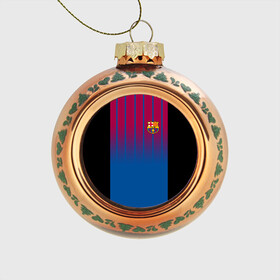 Стеклянный ёлочный шар с принтом FC Barcelona 2018 , Стекло | Диаметр: 80 мм | fc | fc barcelona | fcb | барселона | спорт | спортивные | футбол | футбольный клуб