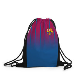Рюкзак-мешок 3D с принтом FC Barcelona 2018 , 100% полиэстер | плотность ткани — 200 г/м2, размер — 35 х 45 см; лямки — толстые шнурки, застежка на шнуровке, без карманов и подкладки | fc | fc barcelona | fcb | барселона | спорт | спортивные | футбол | футбольный клуб