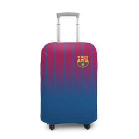 Чехол для чемодана 3D с принтом FC Barcelona 2018 , 86% полиэфир, 14% спандекс | двустороннее нанесение принта, прорези для ручек и колес | fc | fc barcelona | fcb | барселона | спорт | спортивные | футбол | футбольный клуб