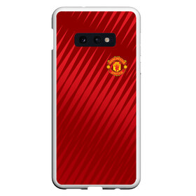 Чехол для Samsung S10E с принтом Manchester United Sportwear , Силикон | Область печати: задняя сторона чехла, без боковых панелей | Тематика изображения на принте: emirates | fc | manchester united | геометрия | манчестер юнайтед | спорт | футбол | футбольный клуб | эмблема