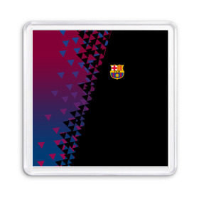 Магнит 55*55 с принтом FC Barcelona 2018 Премиум , Пластик | Размер: 65*65 мм; Размер печати: 55*55 мм | Тематика изображения на принте: 