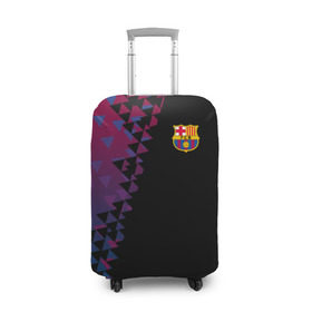 Чехол для чемодана 3D с принтом FC Barcelona 2018 Премиум , 86% полиэфир, 14% спандекс | двустороннее нанесение принта, прорези для ручек и колес | 