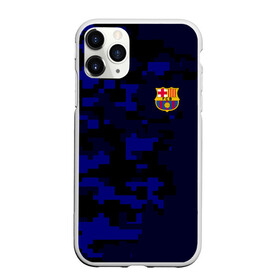 Чехол для iPhone 11 Pro матовый с принтом FC Barca 2018 Military Sport , Силикон |  | fc | fc barcelona | fcb |   | барселона | спорт | спортивные | фк | футбол