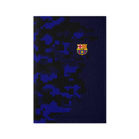 Обложка для паспорта матовая кожа с принтом FC Barca 2018 Military Sport , натуральная матовая кожа | размер 19,3 х 13,7 см; прозрачные пластиковые крепления | Тематика изображения на принте: fc | fc barcelona | fcb |   | барселона | спорт | спортивные | фк | футбол