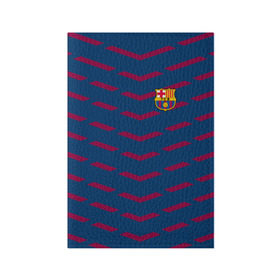 Обложка для паспорта матовая кожа с принтом FC Barca 2018 Creative uniform , натуральная матовая кожа | размер 19,3 х 13,7 см; прозрачные пластиковые крепления | barcelona | fc | барселона | спорт | спортивные | фк | футбол