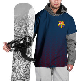 Накидка на куртку 3D с принтом FC Barca 2018 Creative uniform , 100% полиэстер |  | fc | fc barcelona | fcb | барселона | спорт | спортивные | фк | футбол