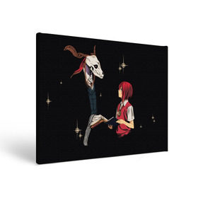 Холст прямоугольный с принтом Mahou Tsukai no Yome , 100% ПВХ |  | Тематика изображения на принте: девушка | красные волосы | монстр | невеста чародея