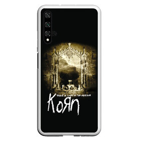 Чехол для Honor 20 с принтом Korn take a look in the mirror , Силикон | Область печати: задняя сторона чехла, без боковых панелей | korn | koяn | альтернативный | арвизу | гранж | группа | дэвис | зеркало | корн | коян | лузье | манки | метал | музыка | нюметал | панк | песни | рок | уэлч | филди | филипп | хэд | шаффер