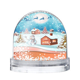 Снежный шар с принтом Рождество , Пластик | Изображение внутри шара печатается на глянцевой фотобумаге с двух сторон | christmas | new year | santa | дед мороз | елка | елочки | новогодний | новый год | рождество | сантаклаус | снег | снежинки