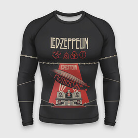 Мужской рашгард 3D с принтом Led Zeppelin ,  |  | led | led zeppelin | блюз | группа | джимми пейдж | джон генри бонэм | джон пол джонс | лед зепелен | лед зеппелин | метал | роберт плант | рок | тяжелый | фолк | хард | хардрок | хеви | хевиметал