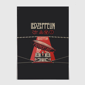 Постер с принтом Led Zeppelin , 100% бумага
 | бумага, плотность 150 мг. Матовая, но за счет высокого коэффициента гладкости имеет небольшой блеск и дает на свету блики, но в отличии от глянцевой бумаги не покрыта лаком | Тематика изображения на принте: led | led zeppelin | блюз | группа | джимми пейдж | джон генри бонэм | джон пол джонс | лед зепелен | лед зеппелин | метал | роберт плант | рок | тяжелый | фолк | хард | хардрок | хеви | хевиметал